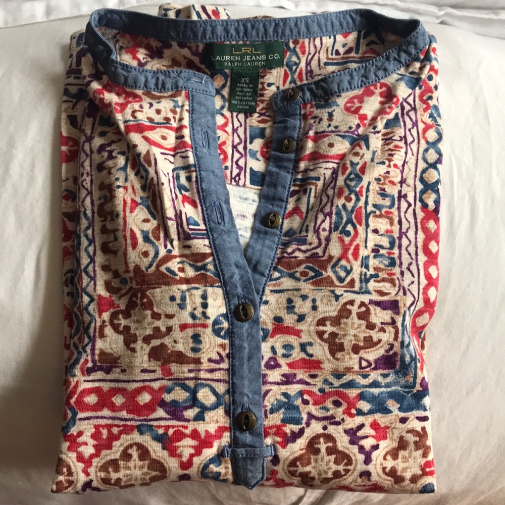 Ralph Lauren Multi-Colored Shirt (XS)